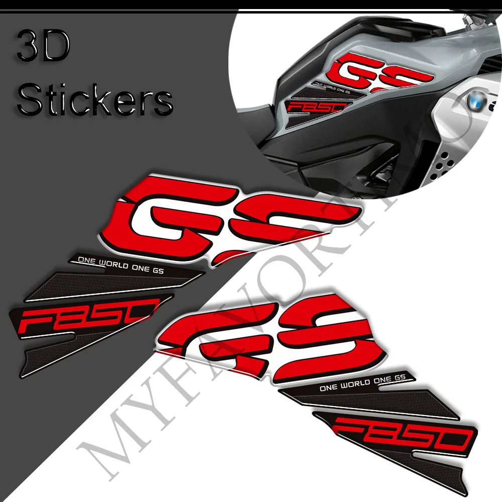 For BMW F850GS F850 F 850 GS GSA Adventure Stickers Tank Pad Grips Protection Gas Fuel Oil Kit Knee Tankpad