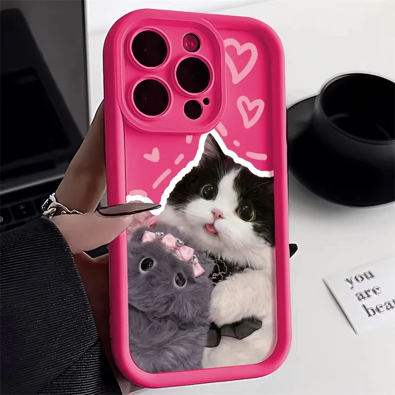 Adorable Floral and Cartoon Frog Strawberry Phone Case Cover