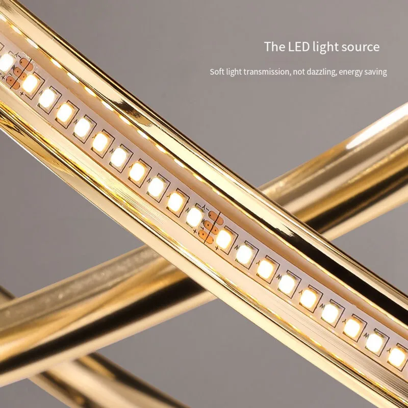 モダンなデザインのLEDペンダントシーリングライト,幾何学的形状,屋内