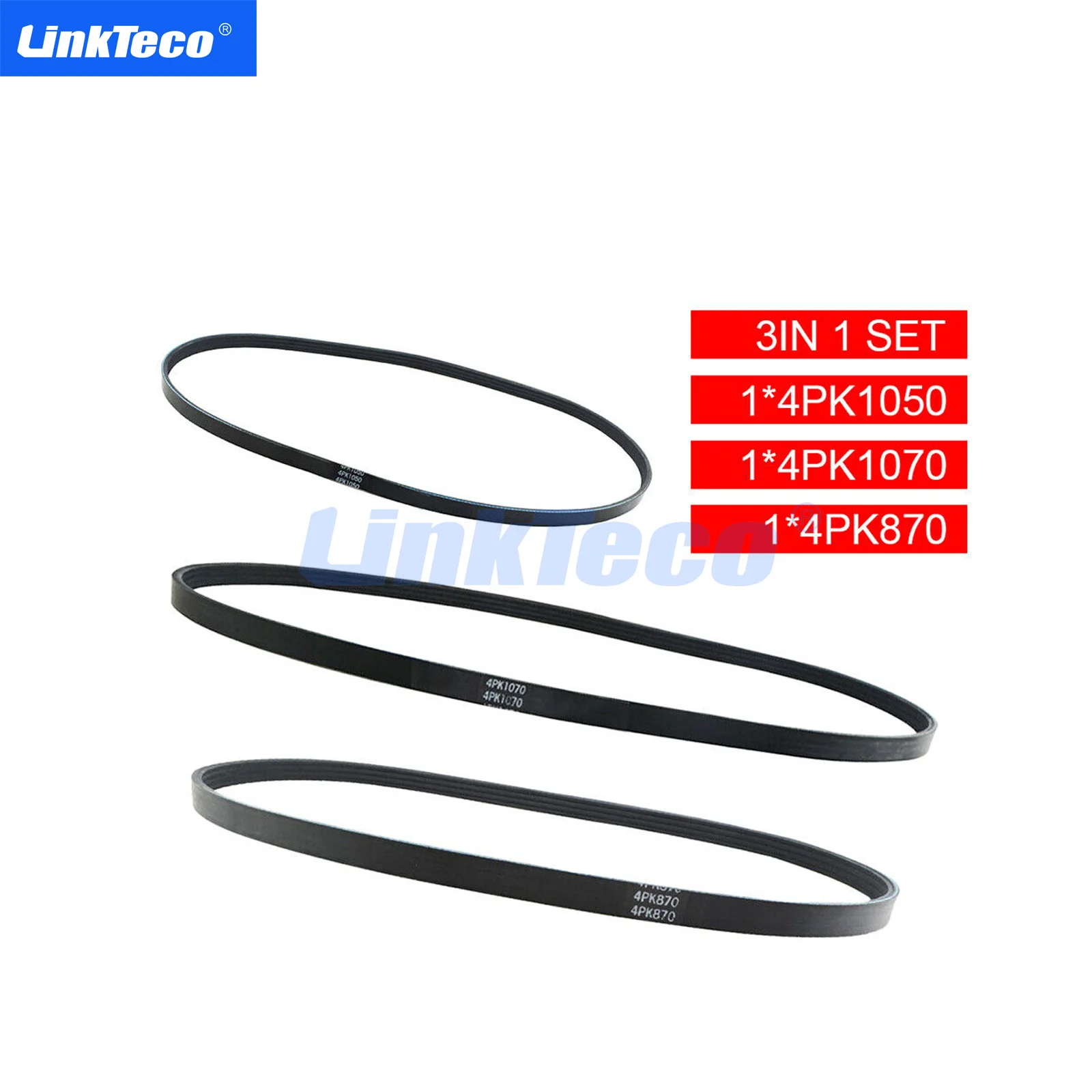 

Ремень приводной для TOYOTA TACOMA V6 л, 3 шт., AC/PS/ALT 4PK870 41050 pk4pk1070