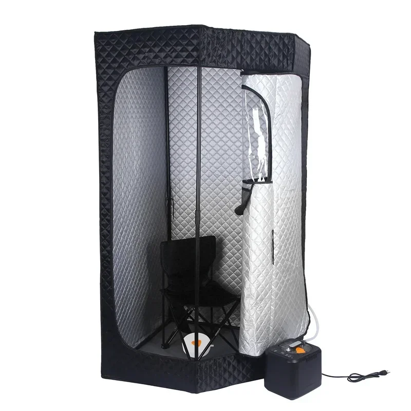 Wet Steam Heating Sauna Portable Home Spa Sauna Tent Hight 180cm with 3L Steam Pot Support Drop Shipping 5