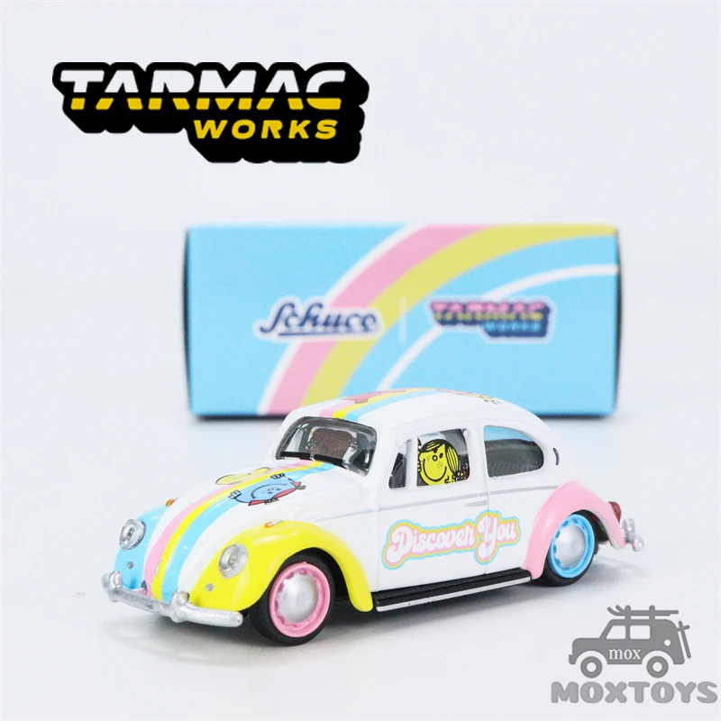 Tarmac работает 1:64 VW Beetle Mr. Men &amp Little Miss литая модель автомобиля |