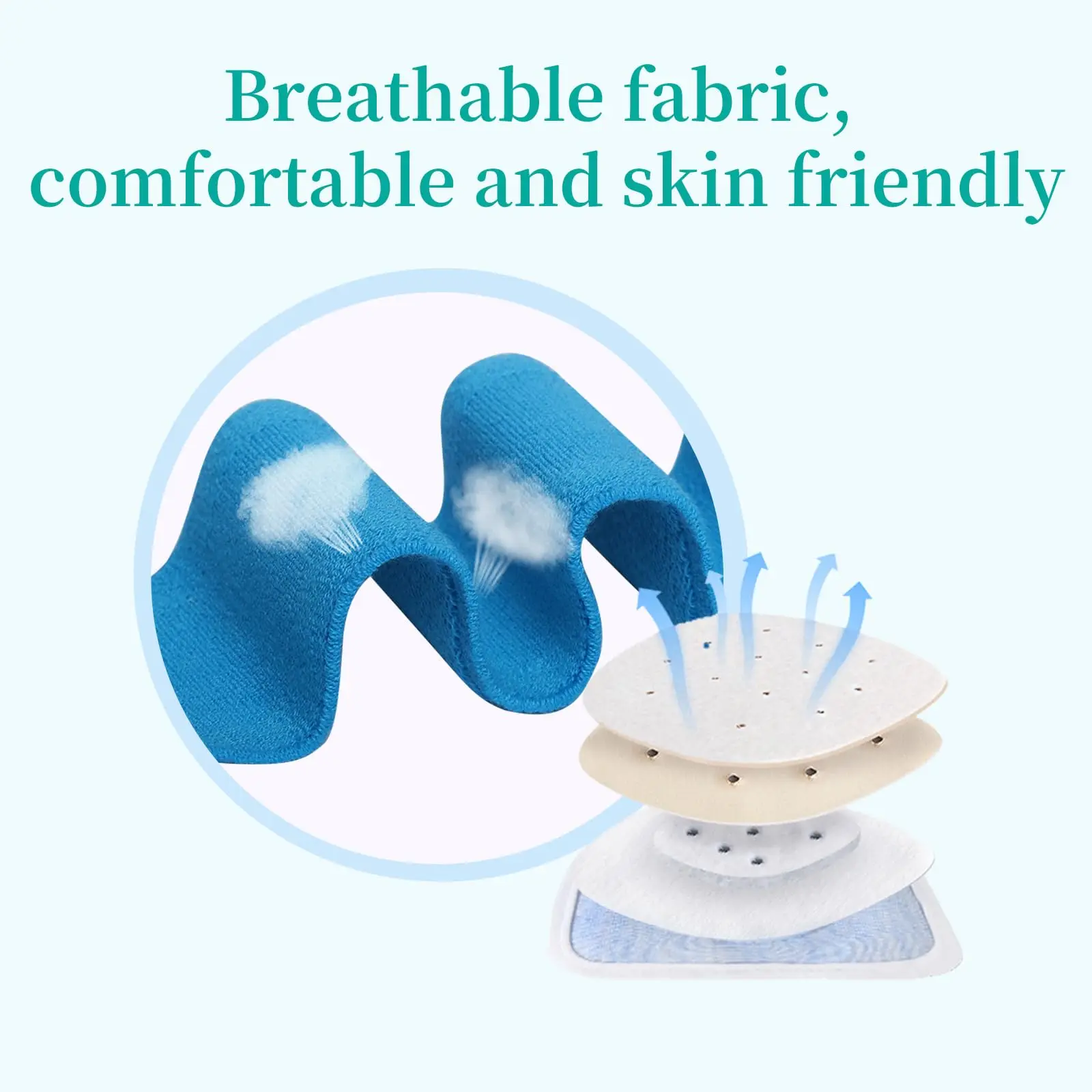 Umbilical Hernia Belt Baby Breathable Adjustable Belly Support Band Wrap with 3 Hernia Packs