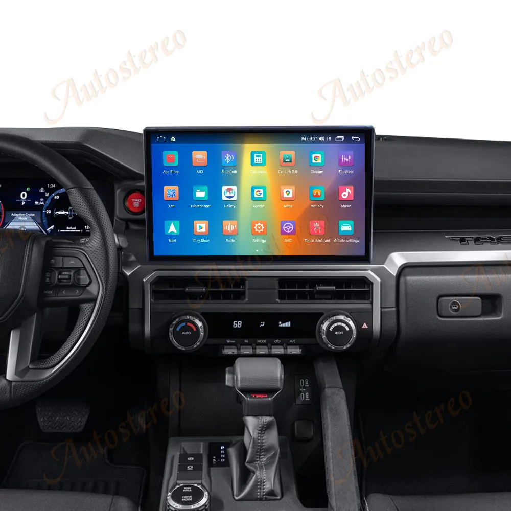 14.6 Inch Android Car Tape Recorder Radio For Toyota 4Runner 2024 2025 GPS Navig