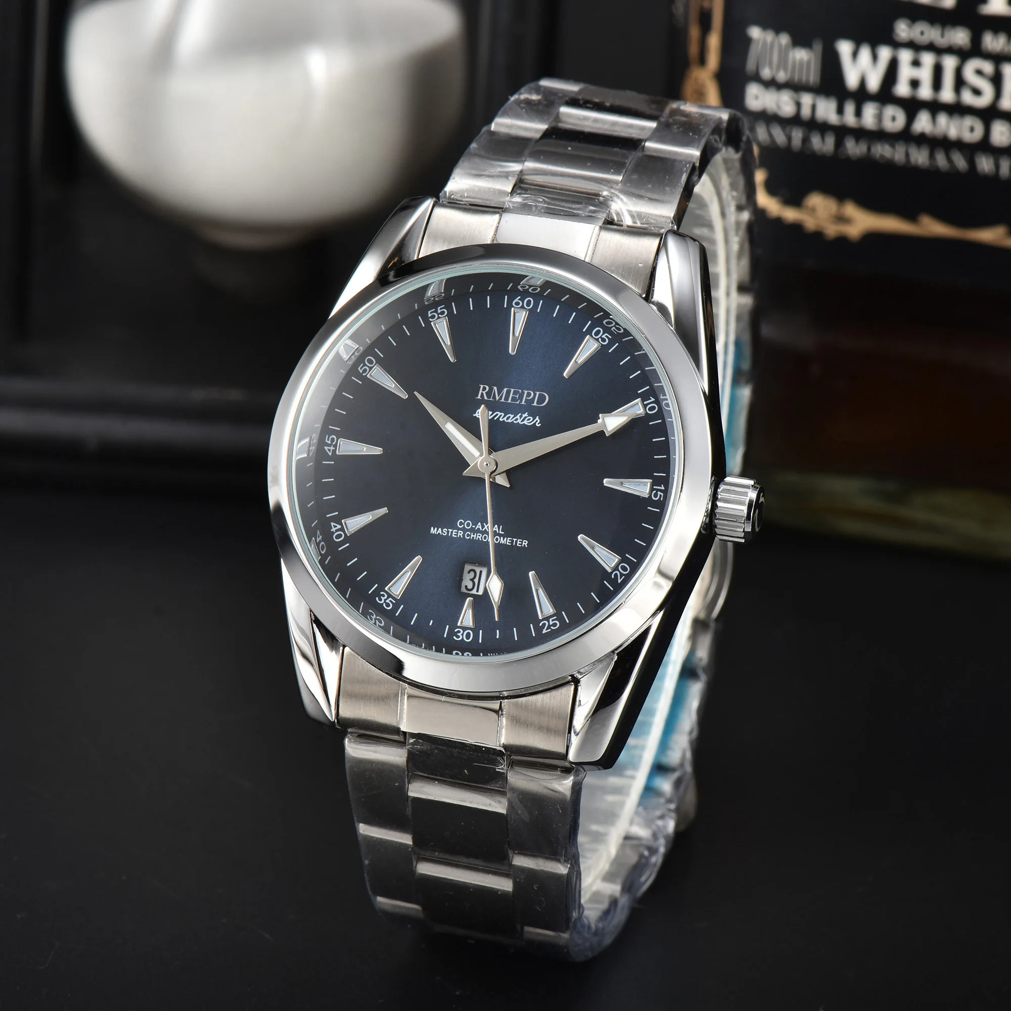 

Top Original Brand Watches For Men Business Full Stainless Steel Automatic Date Watch Luxury Chronograph Sport Quartz AAA Clocks