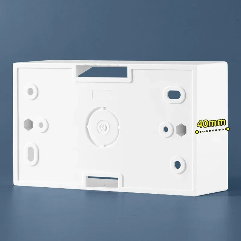 Wall Surface Mounted Junction Box, 146mm x 86mm, for Switch and Outlet Installation