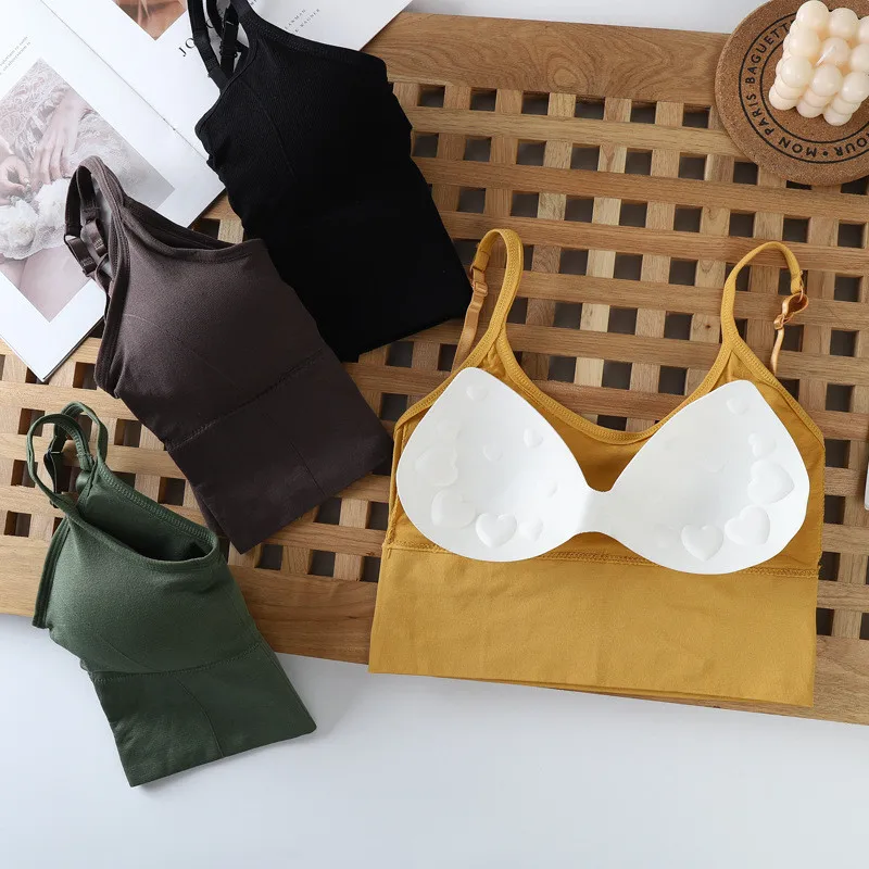 

Одноразмерный спортивный бюстгальтер, топ-труба для йоги, нейлоновый удобный бюстгальтер пуш-ап без стальных колец, бесшовное нижнее белье для тренажерного зала и бега, нижнее белье