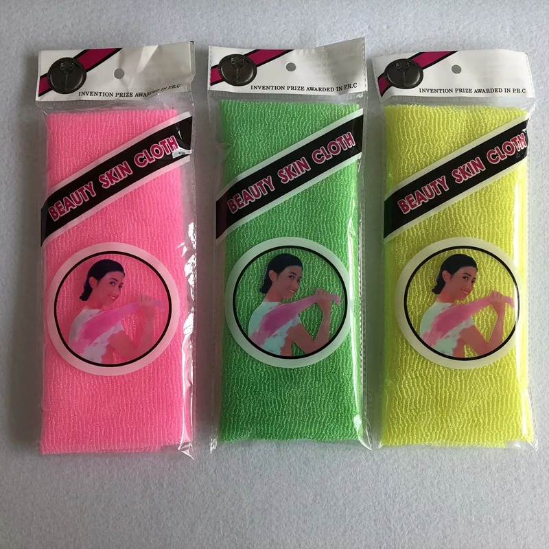 6pcs Beauty Skin Exfoliating Cloth Washcloth Japanese Body Wash Towel Nylon Bath Towel Skin Polishing Towel 5