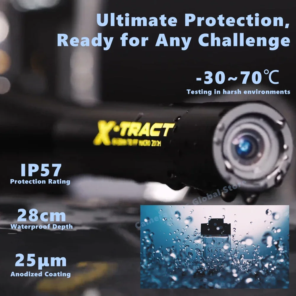 DZOFilm X-Tract 18-28mm T8 0 90 렌즈 항공우주 등급 알루미늄 합금 보호 등급 lP57 0 90 직접 시야 ♪ ARRI PL)