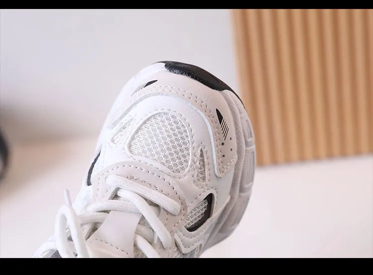 Kids Breathable Mesh Running Shoes - Casual Sneakers for Boys  Girls