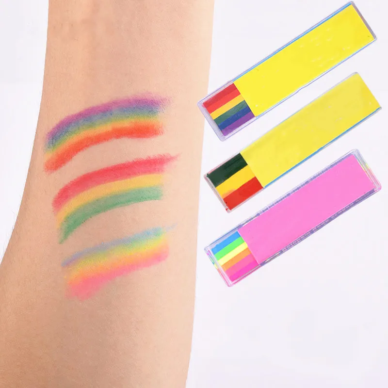 1PC Hot Washable UV Art Body Painting Makeup Paint Rainbow Art Tattoo
