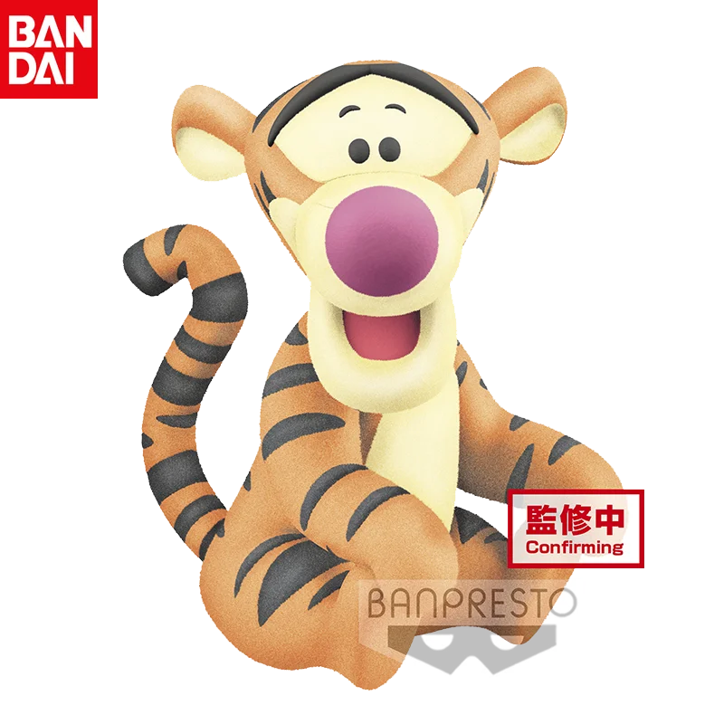 

Оригинальная Подлинная пушистая пышная фигурка героя Диснея Bandai, подвижная фигурка тигра, Коллекционная модель, праздничный подарок