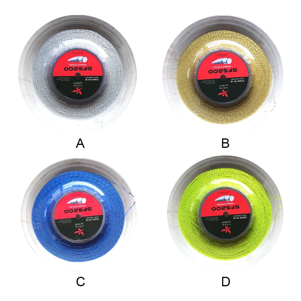 

Indoor Outdoor Tennis String Racket Low Elasticity Nylon Line 0 135cm Diameter Sports Supplies Replacing Parts Green
