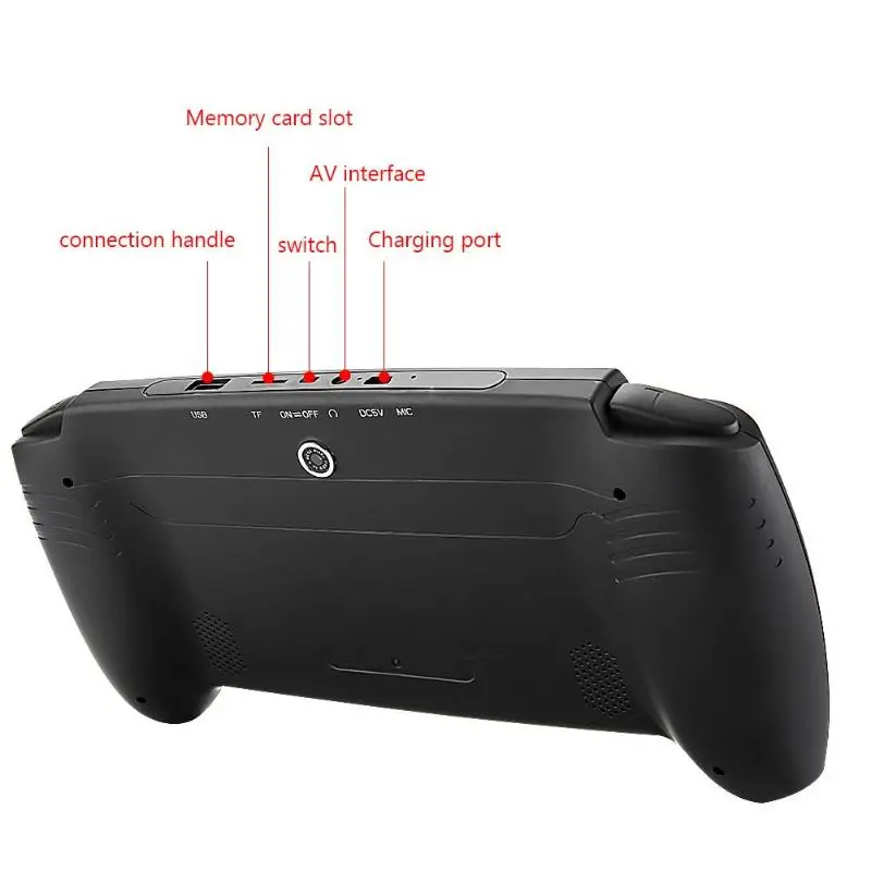 7 inch Retro handheld game console many emulators 16G 3000 games double Joystick for GBA NES retro game console