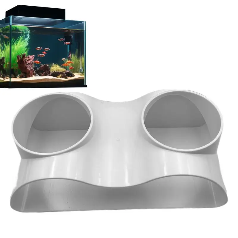 Shrimp Cave Aquarium Tunnel Natural Curve Aquarium Underground Corner Cave Viewing Aquatic Life Gravel Tunnel For Bettas