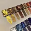 20 Colors Metal Watercolor Painting Set, Portable Box With Shiny Pearls Solid Watercolor Painting, And Art Supplies, Watercolor 1