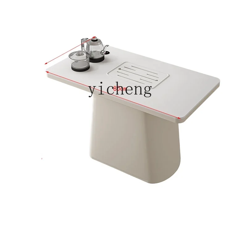 

Tqh Small Apartment Balcony Table-Chair Set Modern Simple Kettle Integrated Household Tea Tray