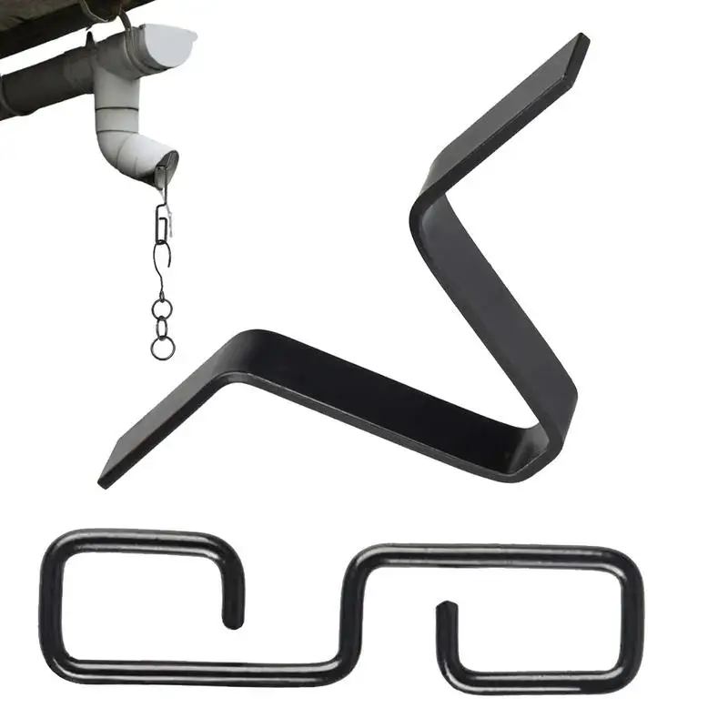 Rain Chain Hook Gutter Adapter Clothes Clothes Hangers Metal Drainage Decorative Cups Iron Drainer