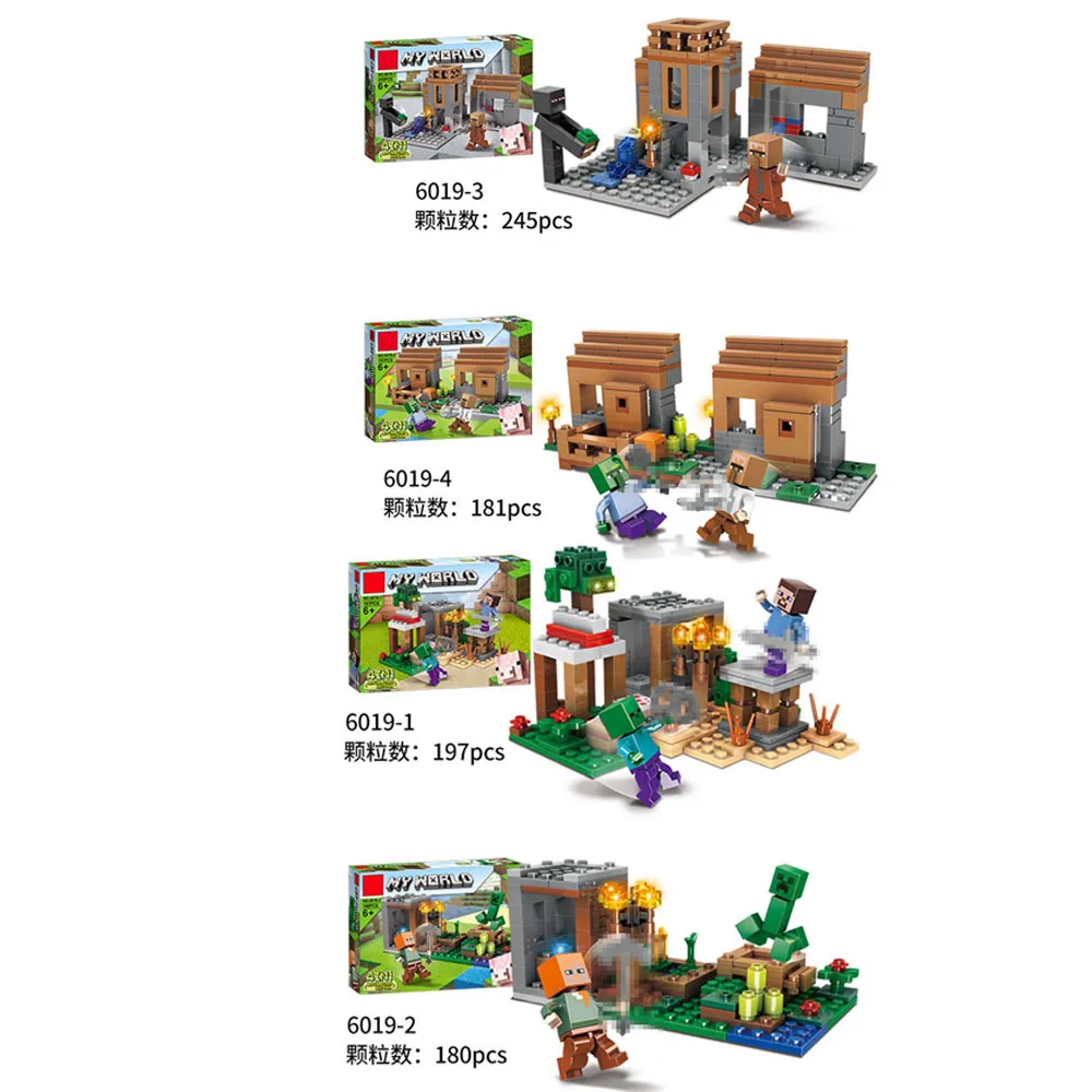 Toy Building Blocks My Mini World Renzai Village Farm Compatible With LEGO