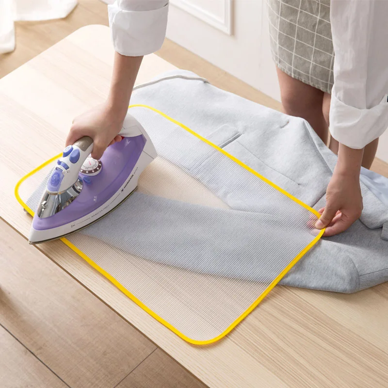 Cloth Protective Press Mesh Insulation Ironing Board Mat Cover Against Pressing Pad Mini Iron Random Colors