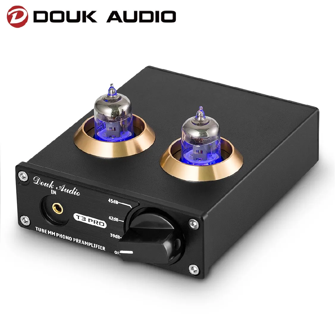Douk Audio-mini Hifi Phono Stage Turntable Preamp Áudio Stereo Preamplifier Vacuum Tube