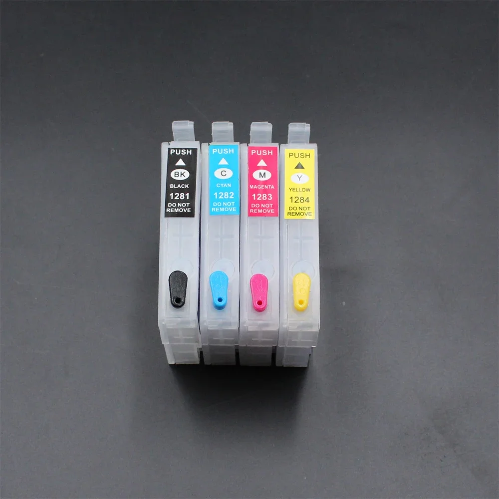 

T1281-T1284 многоразовый картридж с чипом для Epson S22 SX125 SX420W SX425W SX235W SX130 SX435W SX230 SX440W BX305F BX305FW