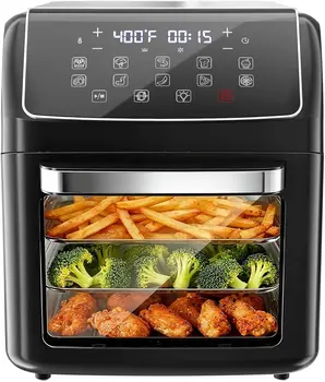 12.6Qt Air Fryer Oven, Family Size Countertop Convection Oven with 10 Preset Cook Modes 1