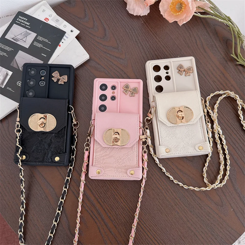 Crossbody Wallet Card Holder Case - Stylish and Functional Phone Cover
