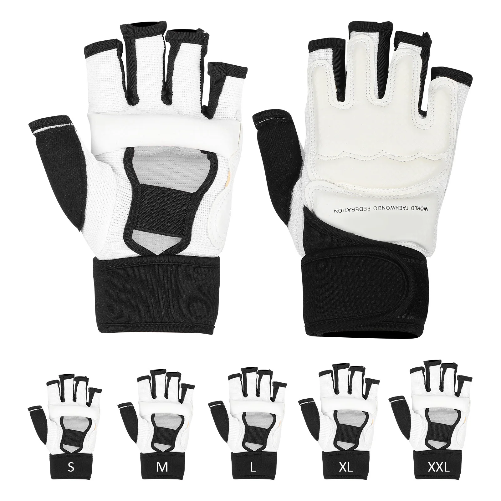 2PCS Taekwondo Gloves Boxing Gloves Hand Protector For Adults Children
