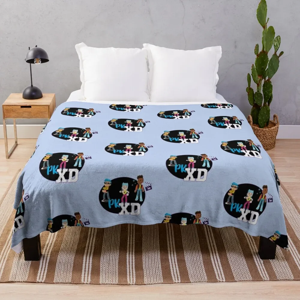 

Pk Xd Game for kids Throw Blanket Luxury Thicken Dorm Room Essentials Thermals For Travel Decoratives Blankets