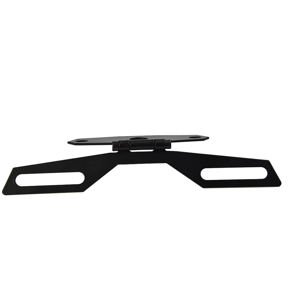 

Universal New License Plate Holder 1pcs License Plate Youth Monkey Bike Tail Light Holder Aluminum Alloy Black