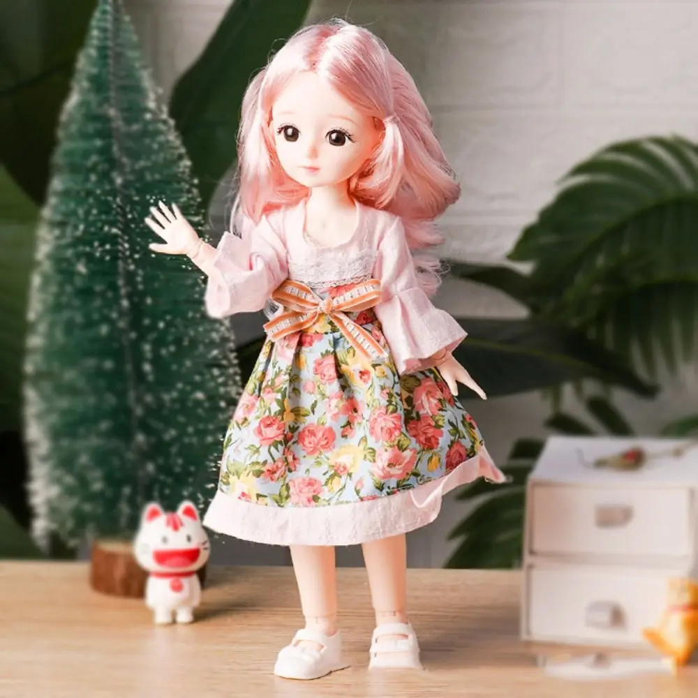 1/6 SD 30cm Bjd Doll with Clothes Long Hair with Wig Make Up Princess Dress Up BJD Dolls Elegant Attractive Eyes
