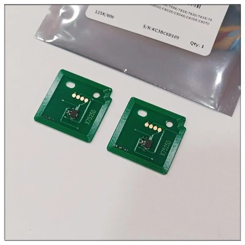 Tonerkartuschenchip für Lexmark X950 X952 X954 C950 Farbdrucker, C950X71G C950X73G Bildtrommeleinheit Chip Druckerteile-Kit, CMYK – Detail 8