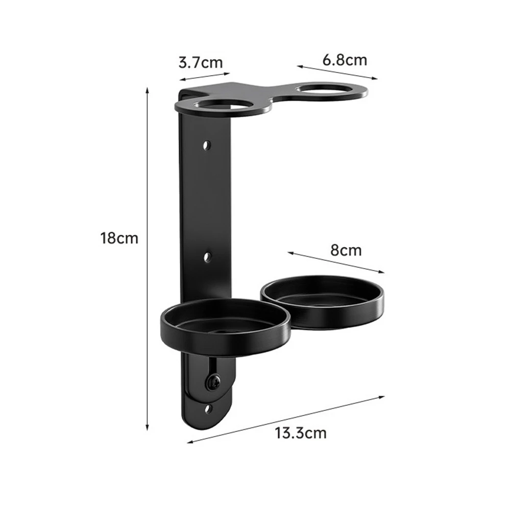 Soap Dispenser 1pcs Stainless Steel Wall Mounted Bottle Holder Shower Gel Shampoo Storage