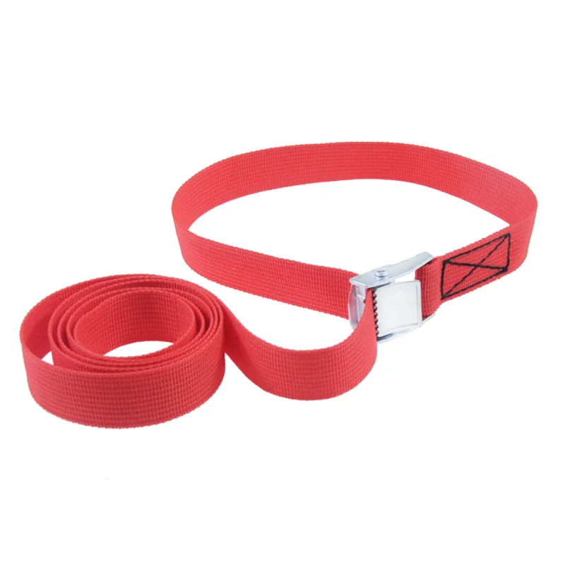 25MM*2M Zinc Alloy Pressure Buckle Pallet Cargo Straps Luggage Fixed Car Fixed Tightener Tensioner Straps