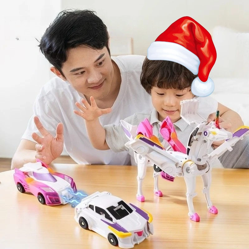 충돌 변신 공룡 자동차 장난감 자석 공룡 트랜스포머 자동차 공룡으로 변신 재미있는 변신 자동차