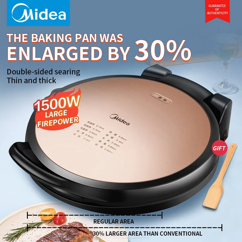 New 2024 Electric griddle home skillet to deepen and increase double heating of pancake pan 3