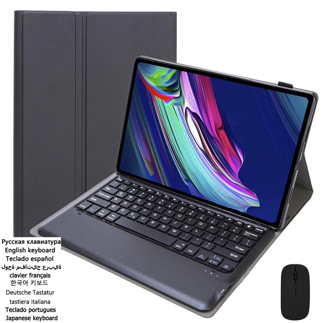 Teclado Destacável para Lenovo Xiaoxin Almofada Pro 12.6 Tab P12 Pro Tb-q706f Capa de Couro Magnético Inteligente Tablet Funda Escudo Case