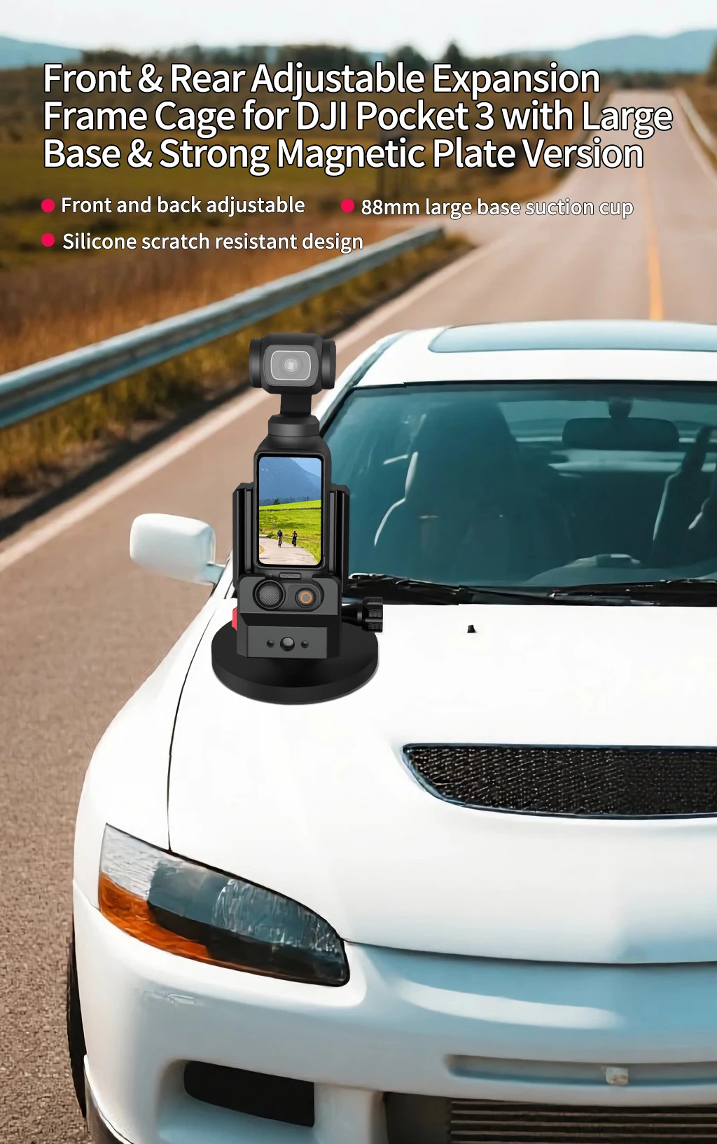 Für DJI OSMO POCKET 4 3 Tauchgehäuse 80M Wasserdichtes Gehäuse Kamerakäfig-Rahmen Gimbal-Ständer Halterung – Detail 21