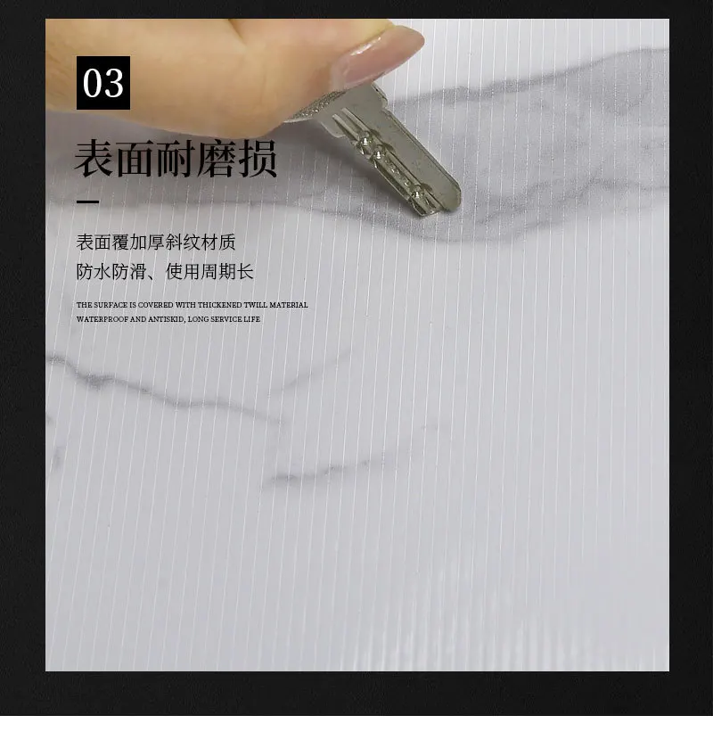 Description Picture 5 of item1Pcs Self-adhesive PVC Staircase Sticker Marbling Stair Paster Bathroom Kitchen Waterproof  Steps Decals Home Decoration