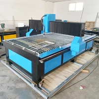 Hot Sale!! CNC Plasma Router Metal Cutting Wood Engraving Tool Double Tables Machinery For Iron Aluminum Galvanized Sheet 1