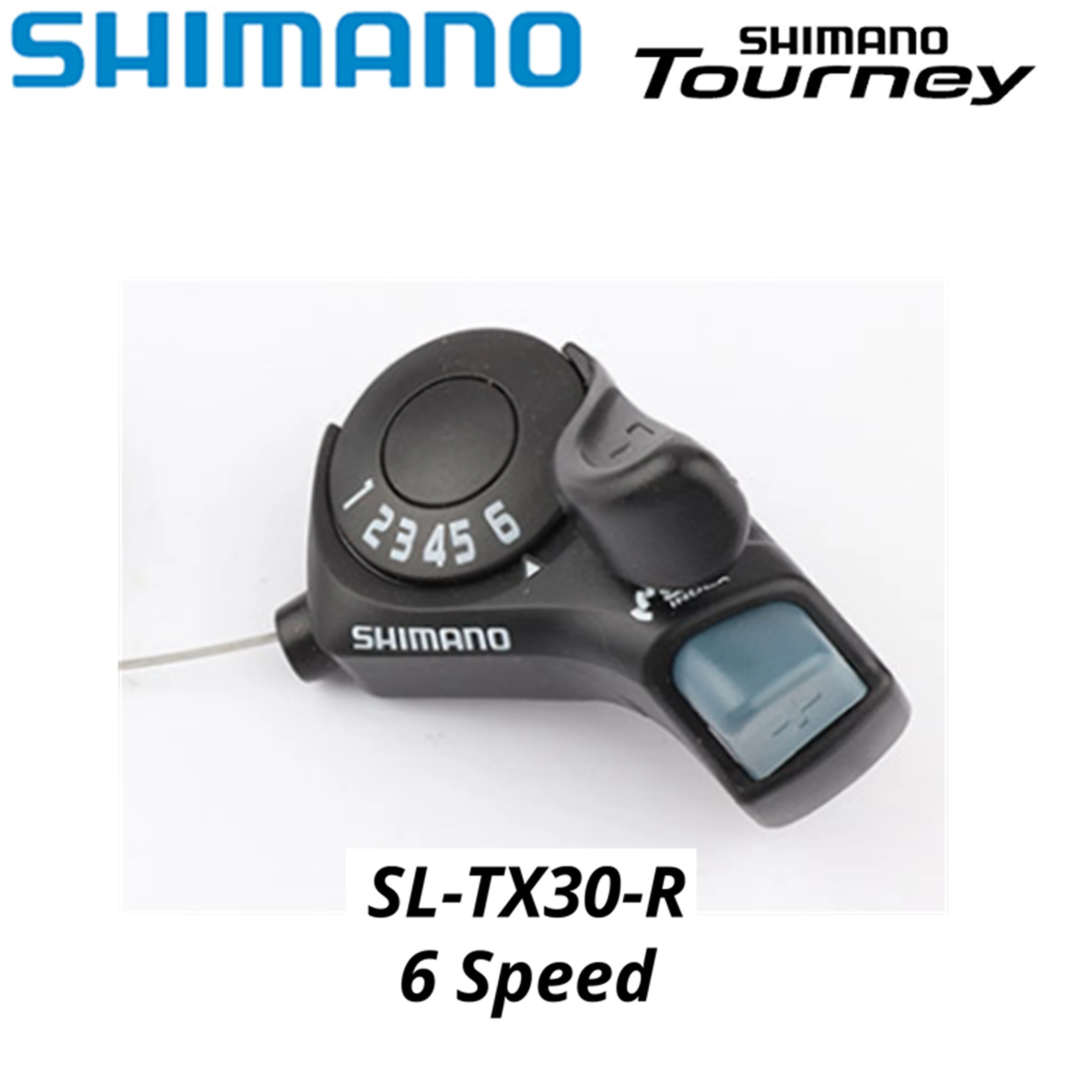 Manetas De Cambio Shimano SL-TX30 Para MTB - 3, 6, 7, 18, 21 Velocidades, Estilo Pulgar (Trigger)