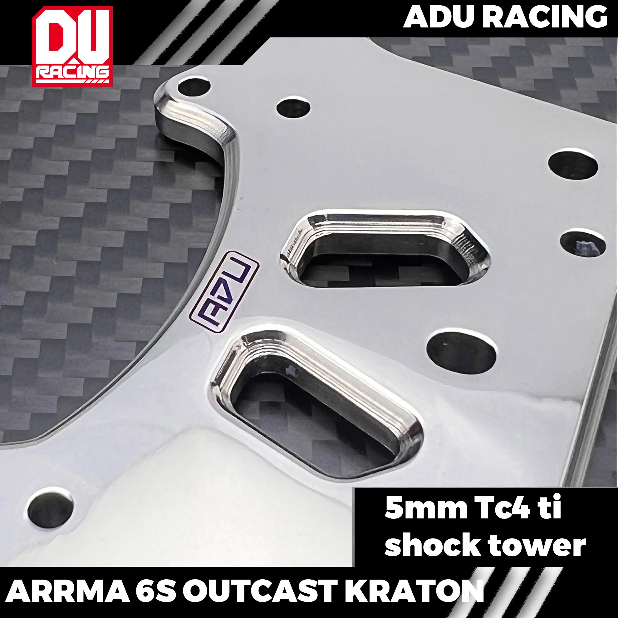 Krah të pengimit TC4 nga Titan i përshtatur për Arrma Kraton 6S Buggy RC