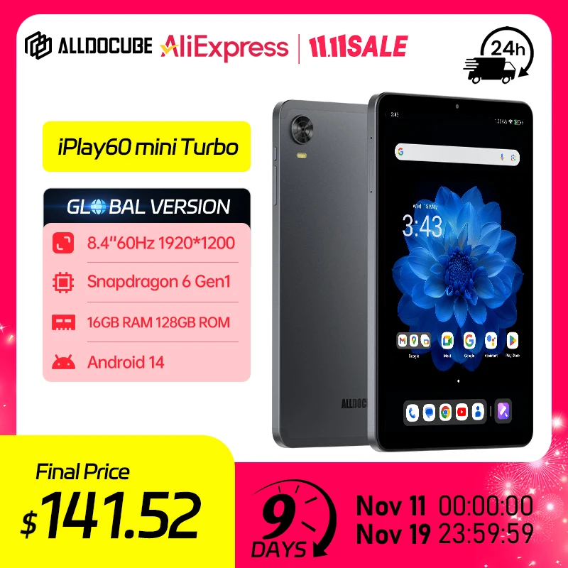 ALLDOCUBE iPlay60 mini Turbo Tablet 8.4 Inch Snapdragon 6 GEN1