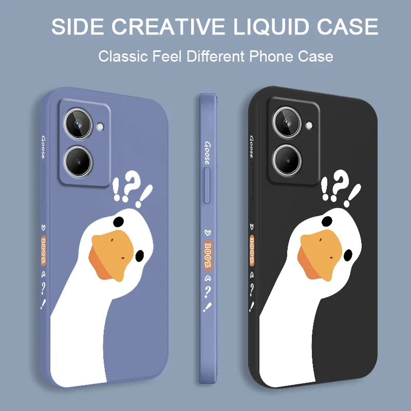 Doubt Goose 휴대폰 케이스, OPPO Realme 10 10T 9 9i 8 8i 7 6 Pro Plus C35 C1 C12 C20 C21Y C25 C25S 커버