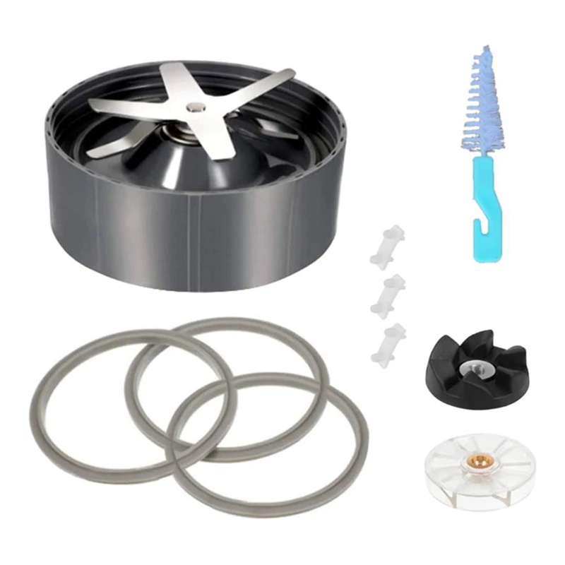 Juicer Replacement Parts For Nutribullet 600W 900W Extractor Blade,Rubber  Sealing Gasket,Shock Pad,Motor Top