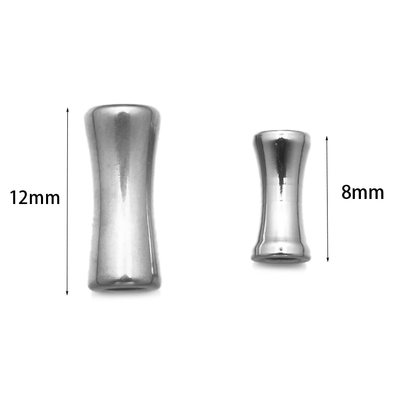 10Pcs Edelstahl Rohr Perlen Trommel Spacer Perlen Für DIY Armband Halskette Anhänger Schmuck, Die Entdeckungen Liefert Zubehör – Detail 1