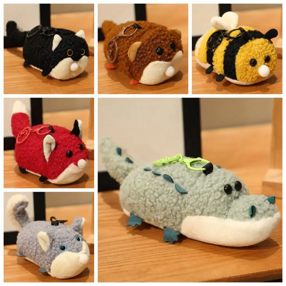 PP Cotton Spit Bubble Bee Soft Collection Press Squeeze Pendant Jewelry Plushies Crocodile Keychains Backpack Decor