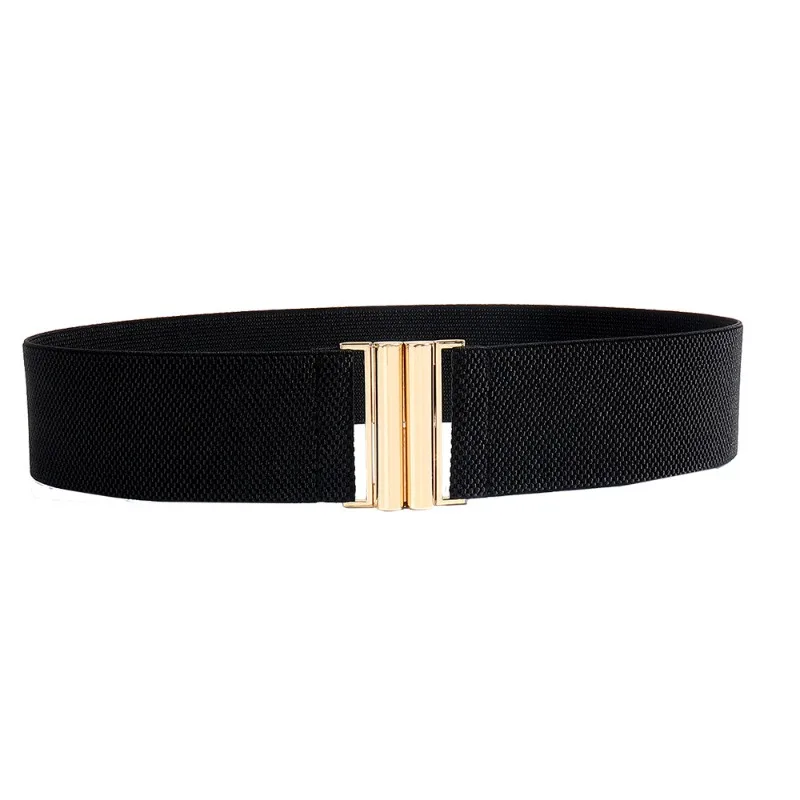 Trendy Wide Waist Belt for Women - Versatile Elastic Waist Cincher for Coats- Stylish Home Accessory for Effortless Fashion