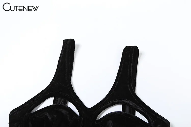 Velvet Hollow Tanks Women Sexy Hot Cleavage Summer Y2K Solid Slim Bare Midriff Vests Female Wild Street Backless Camis